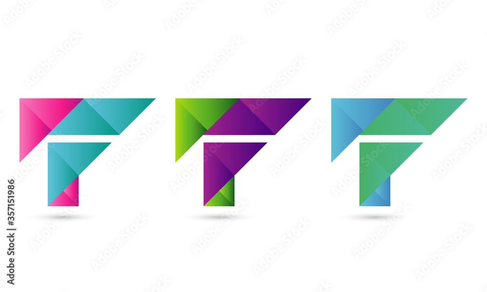 letter F modern logo with color gradations and various colors, it is suitable for the initials F logo, company F, brand F, business, brand identity F .etc letter F modern logo with color gradations and various colors, it is suitable for the initials F logo, company F, brand F, business, brand identity F .etc