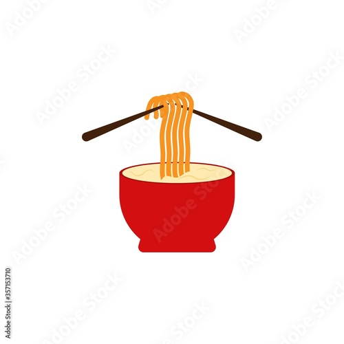 noodles vector design template illustration