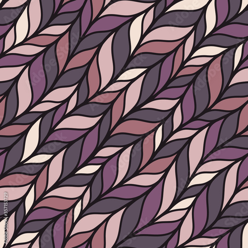 Seamless pattern with interweaving of braids.