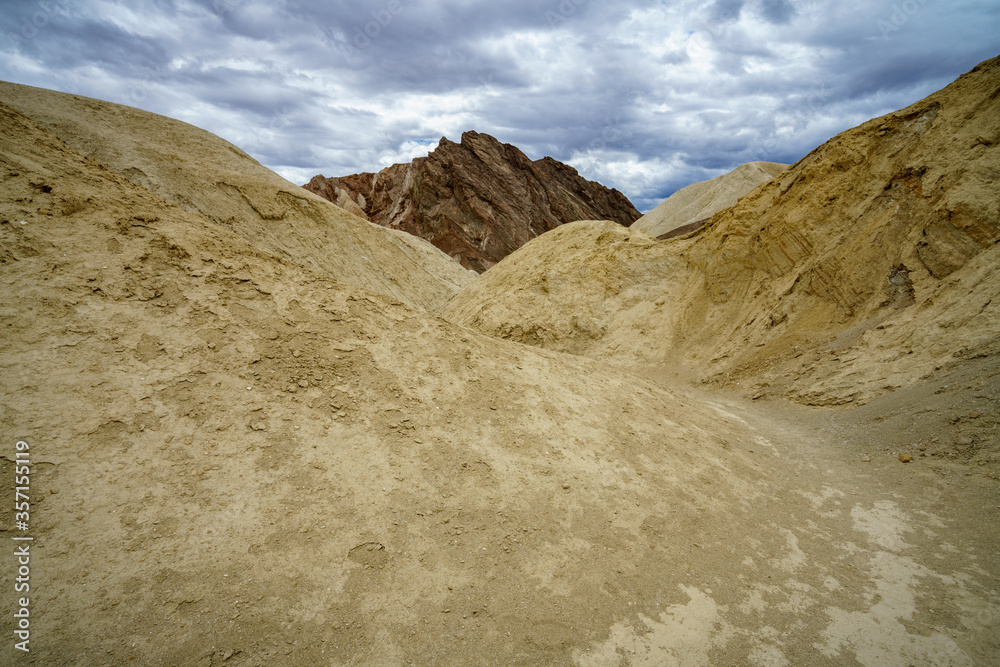 hikink the golden canyon - gower gulch circuit in death valley, california, usa hikink the golden canyon - gower gulch circuit in death valley, california, usa