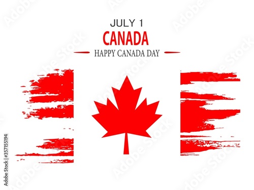 Canada day vector background