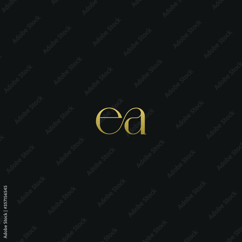 Creative modern elegant trendy unique artistic EA AE E A initial based letter icon logo. Creative modern elegant trendy unique artistic EA AE E A initial based letter icon logo.