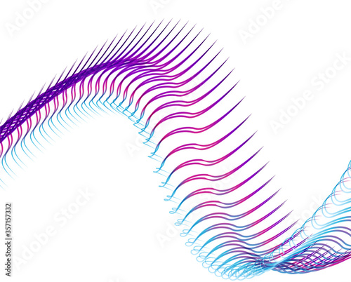 Abstract background blend wave line design for Wallpaper, Banner, Background, Card, Book Illustration, landing page