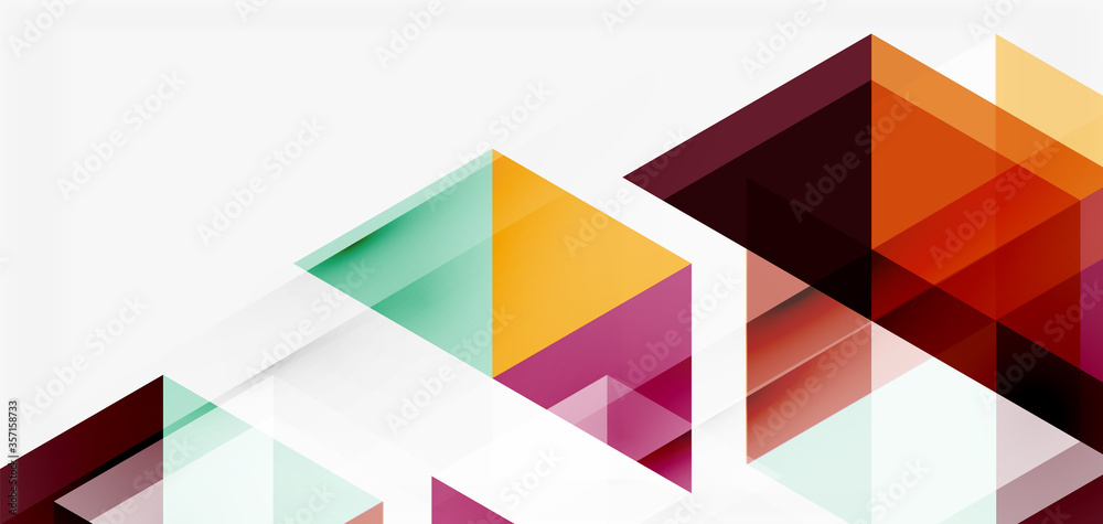 Geometric abstract background, mosaic triangle and hexagon shapes. Trendy abstract layout template for business or technology presentation, internet poster or web brochure cover, wallpaper Geometric abstract background, mosaic triangle and hexagon shapes. Trendy abstract layout template for business or technology presentation, internet poster or web brochure cover, wallpaper