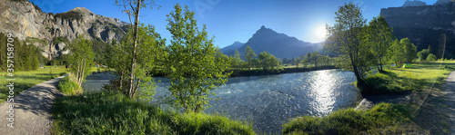 Kandersteg - amazing vacation destination in the Swiss Alps, Switzerland photo