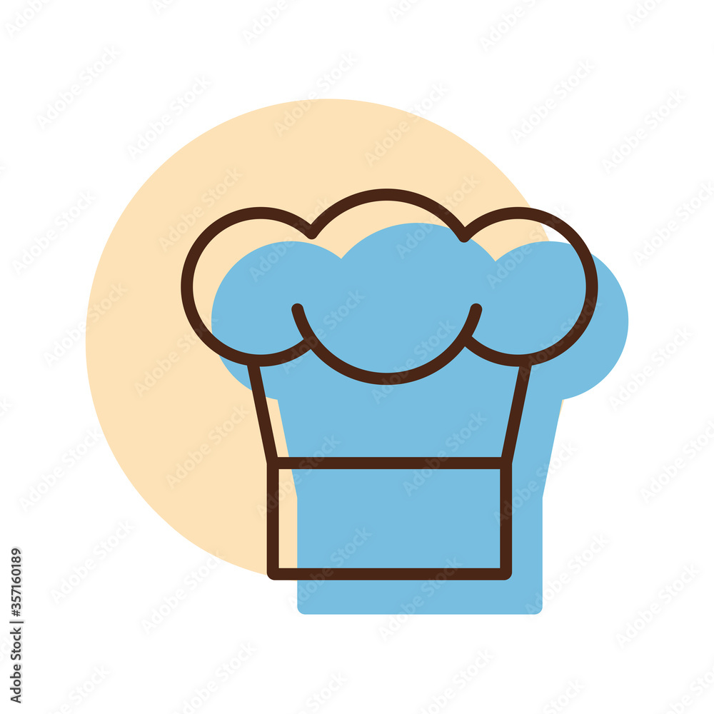 Chef Cooking cap vector icon Chef Cooking cap vector icon
