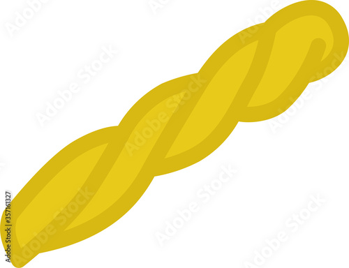 An illustration icon of Gemelli pasta
