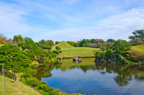 Suizenji garden in Kumamoto, Kyushu, Japan. © Tanya
