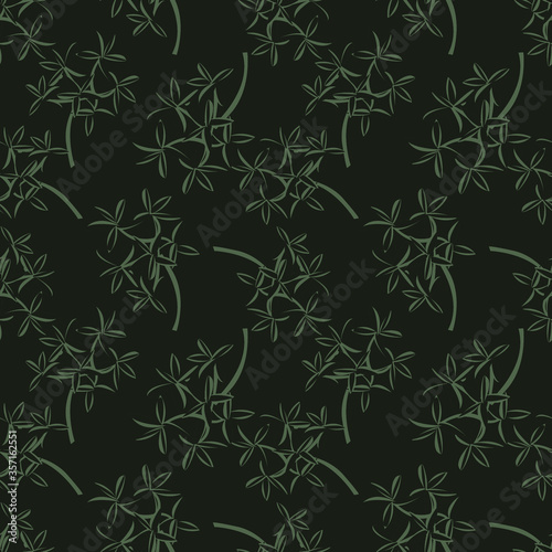 Green Tropical Leaf botanical seamless pattern background suitable for fashion prints, graphics, backgrounds and crafts
