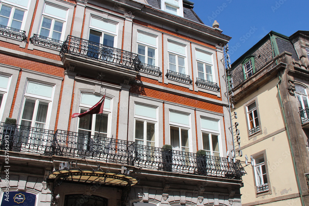 house or flats buildings in porto (portugal)