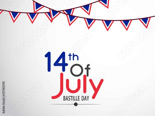 Bastille day. Vector background.