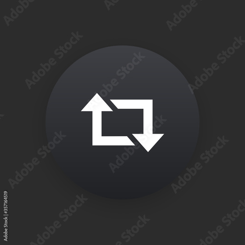 Social Bird -  Matte Black Web Button