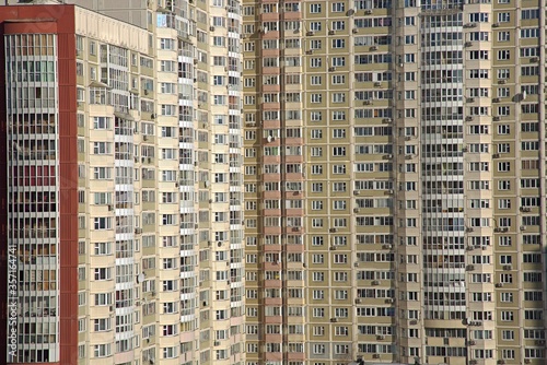 Multi-storey residential buildings on the outskirts of Moscow