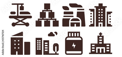 structure icon set
