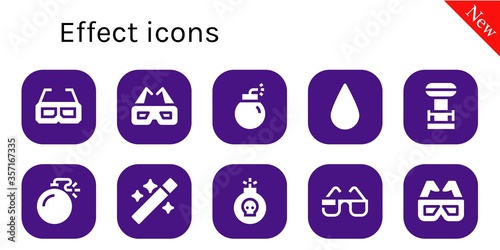 effect icon set