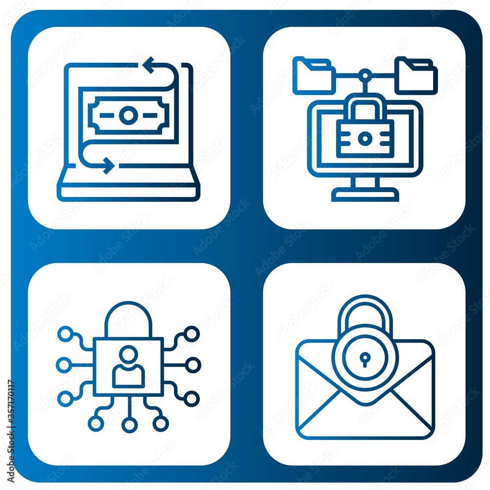 encryption simple icons set encryption simple icons set