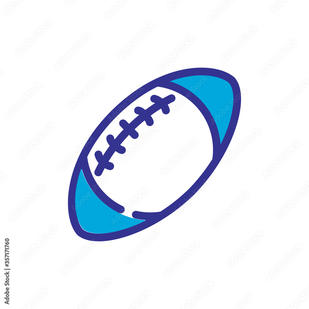 american football, ball icon, color style design american football, ball icon, color style design