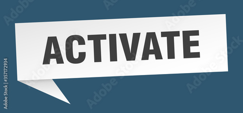 activate banner. activate speech bubble. activate sign