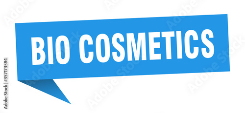 bio cosmetics banner. bio cosmetics speech bubble. bio cosmetics sign
