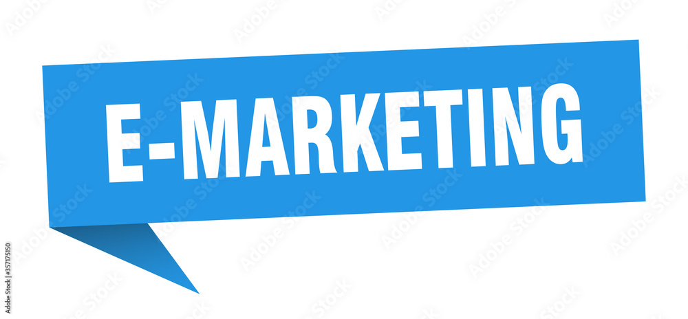 e-marketing banner. e-marketing speech bubble. e-marketing sign e-marketing banner. e-marketing speech bubble. e-marketing sign