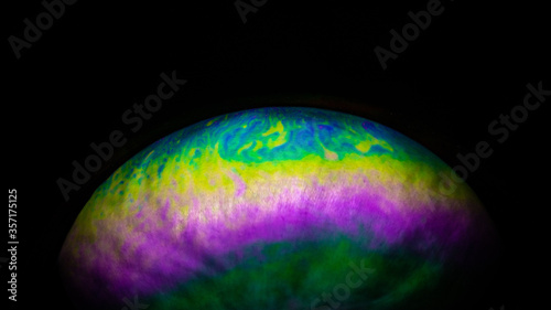 Abstract Soap Bubble Rainbow Colours