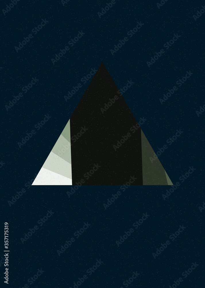 Fototapeta premium Crossing lines generativeart style colorful logo illustration