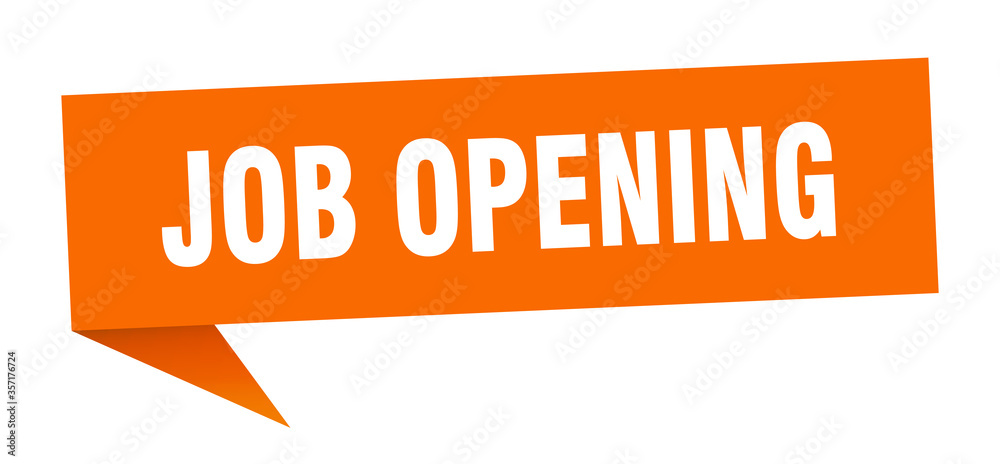 job opening banner. job opening speech bubble. job opening sign job opening banner. job opening speech bubble. job opening sign