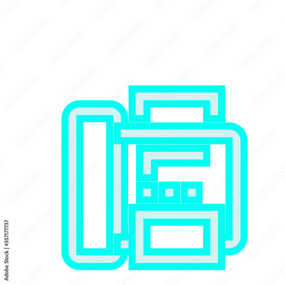 printer icon vector illustration printer icon vector illustration