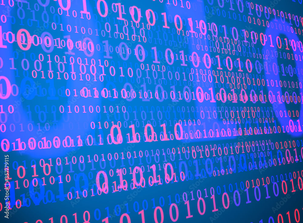 Binary numbers 0 to 1 matrix numbers technology matrix data code Binary numbers 0 to 1 matrix numbers technology matrix data code
