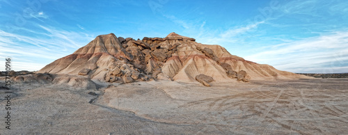 Erosion in the desert