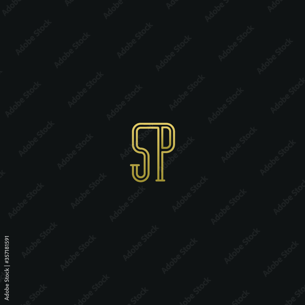 Creative modern elegant trendy unique artistic SP PS P S initial based letter icon logo. Creative modern elegant trendy unique artistic SP PS P S initial based letter icon logo.