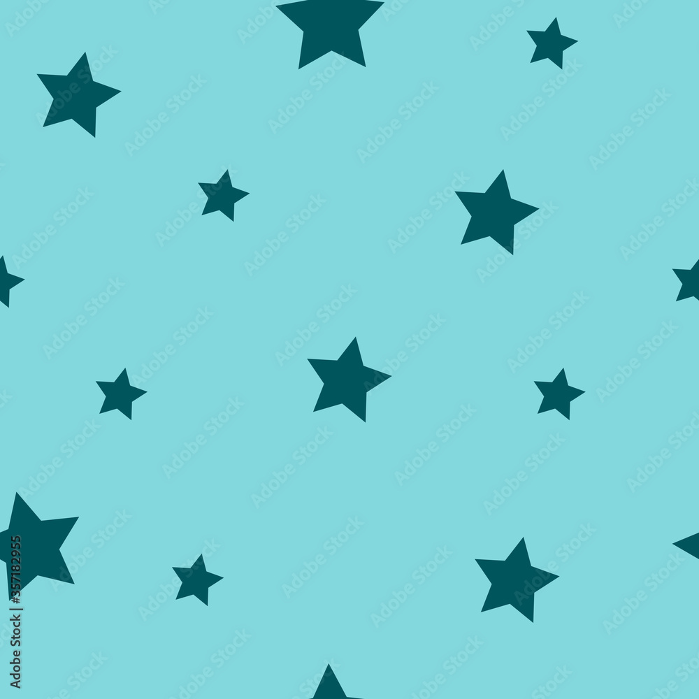 Seamless pattern of stars on a blue background vector illustration Seamless pattern of stars on a blue background vector illustration