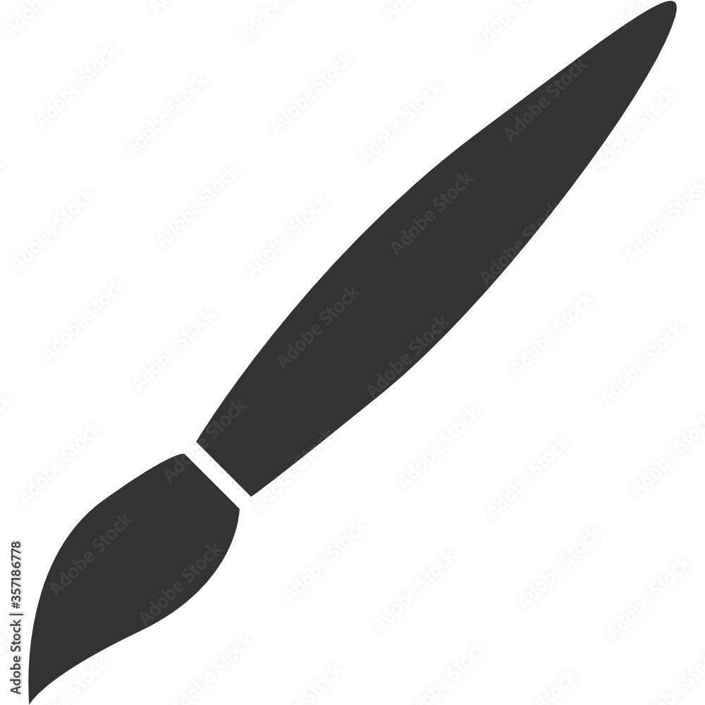 Fototapeta premium vector illustration of a brush