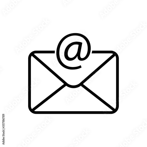 E mail line icon
