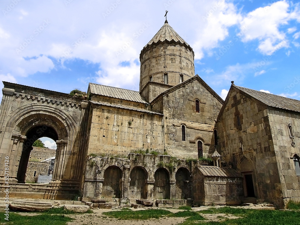Surb Pogos Petros or church of St Paul & Peter, main building of medieval Armenian monastery Tatev, Armenia. It's most remote sight from Yerevan. But, in spite of this, very popular among tourists
