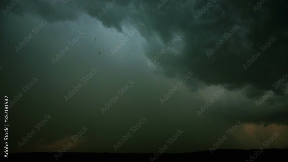 Thunderstorm and lightning among the clouds. Thunderstorm and lightning among the clouds.