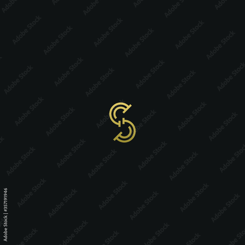 Creative modern elegant trendy unique artistic S SS initial based letter icon logo. Creative modern elegant trendy unique artistic S SS initial based letter icon logo.