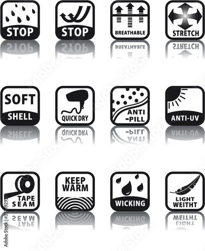 breathable,clothes,icon,label,icons,fabric,manufacture,symbols,laundry,care,cleaned,clean,cleaning,clothing,fashion,heat,soft,shell,dry,anti,uv,tape,seam,warm,keep,wicking,light,weight,icons,industry,