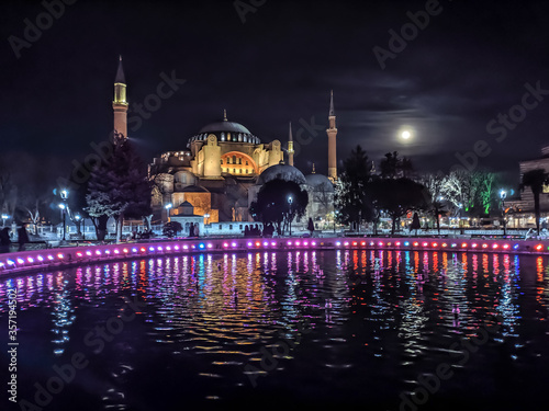 Great historical building Hagia Sophia ,Istanbul, Turkey