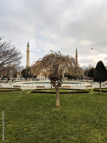 Great historical building Hagia Sophia ,Istanbul, Turkey