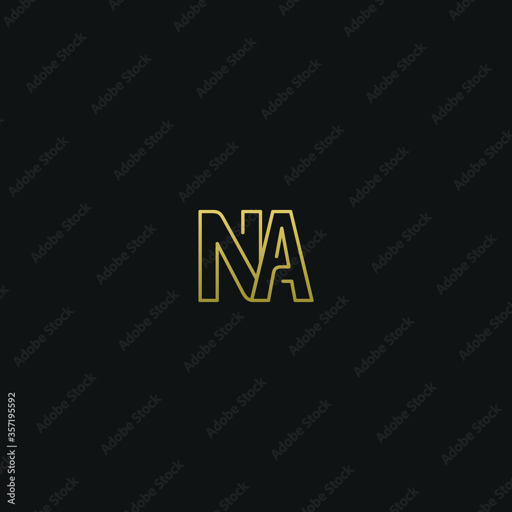 Creative modern elegant trendy unique artistic NA AN A N initial based letter icon logo. Creative modern elegant trendy unique artistic NA AN A N initial based letter icon logo.
