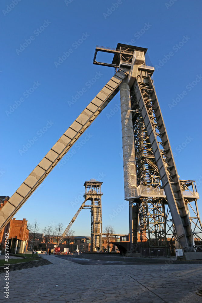 Headframe of C-mine in Belgium Headframe of C-mine in Belgium