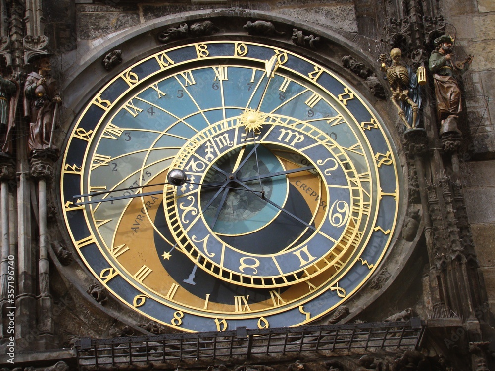 Image of an Astronimical clock.
