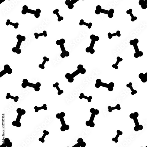 bones for dog seamless pattern