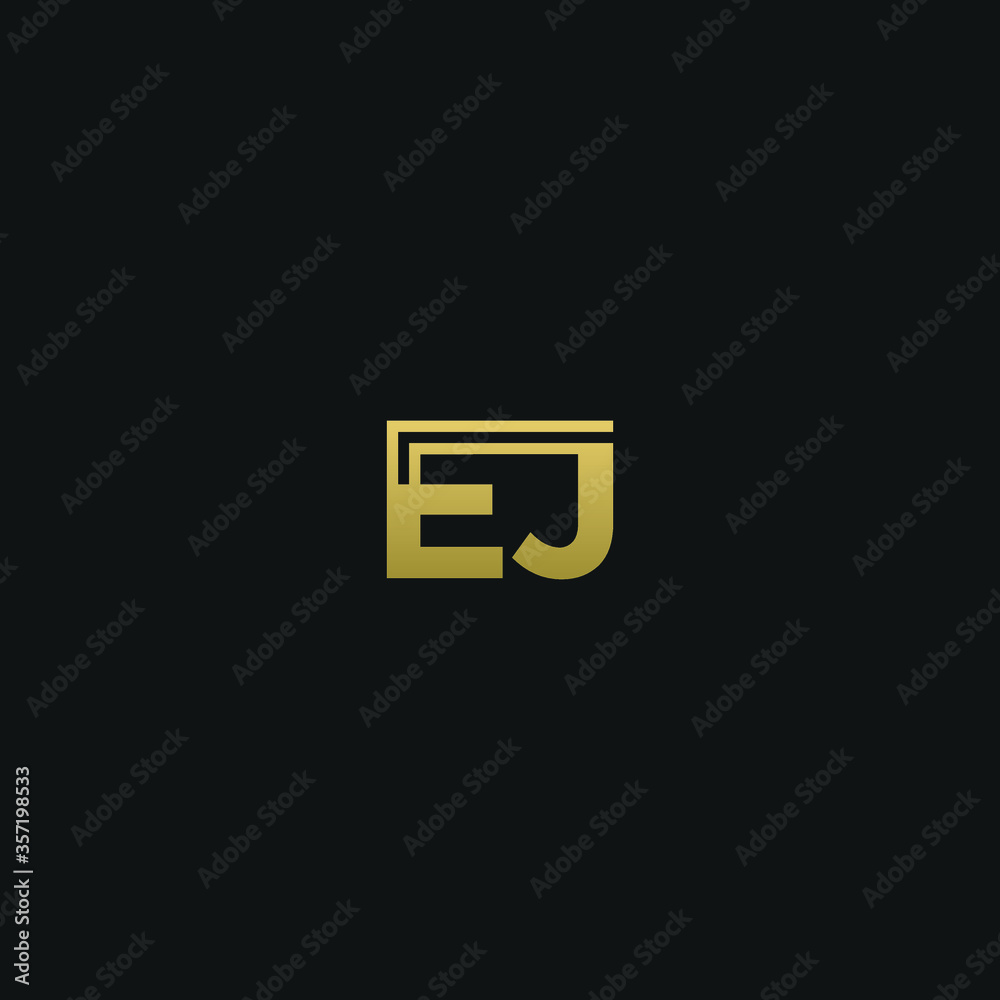 Creative modern elegant trendy unique artistic EJ JE J E initial based letter icon logo. Creative modern elegant trendy unique artistic EJ JE J E initial based letter icon logo.