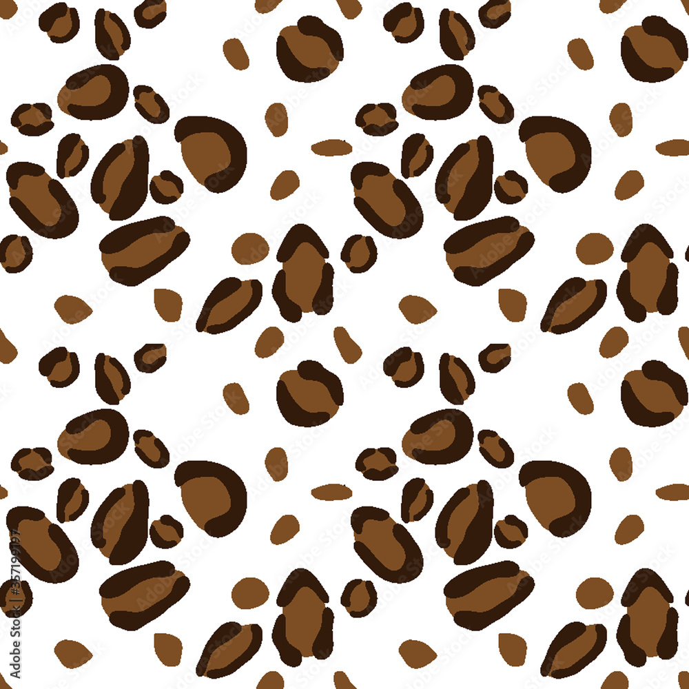 Seamless leopard pattern. Vector. Seamless leopard pattern. Vector.
