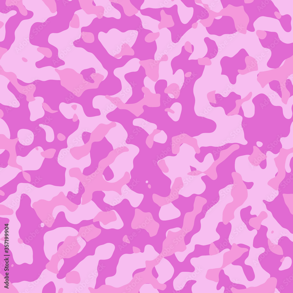 Pink army camouflage pattern background.