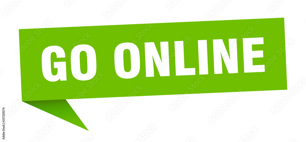 go online banner. go online speech bubble. go online sign go online banner. go online speech bubble. go online sign