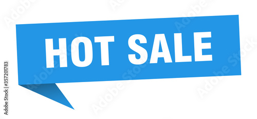 hot sale banner. hot sale speech bubble. hot sale sign