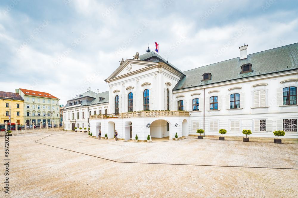 Obraz premium Grassalkovich Palace in Bratislava, Slovakia.